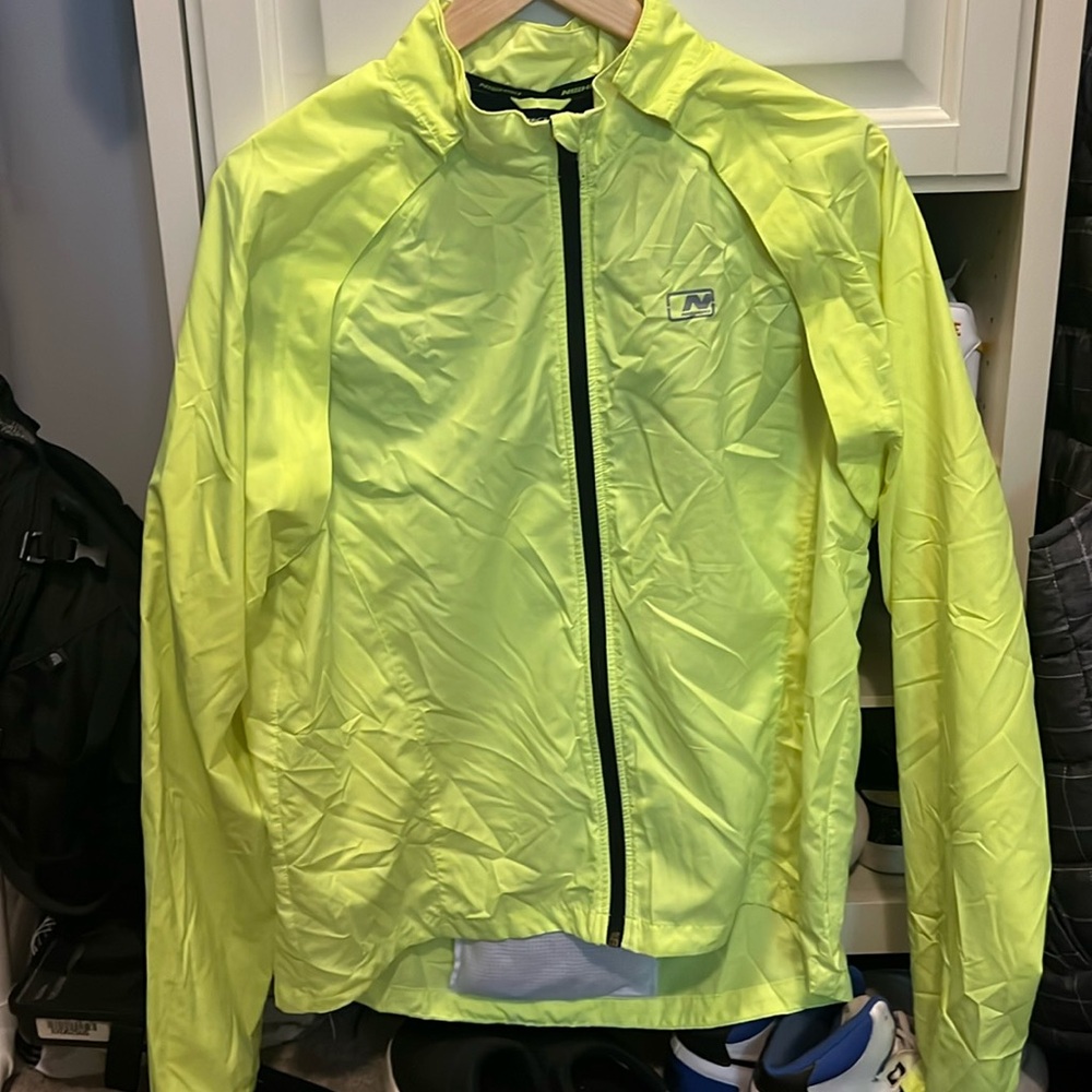 High-vis road cycling jacket